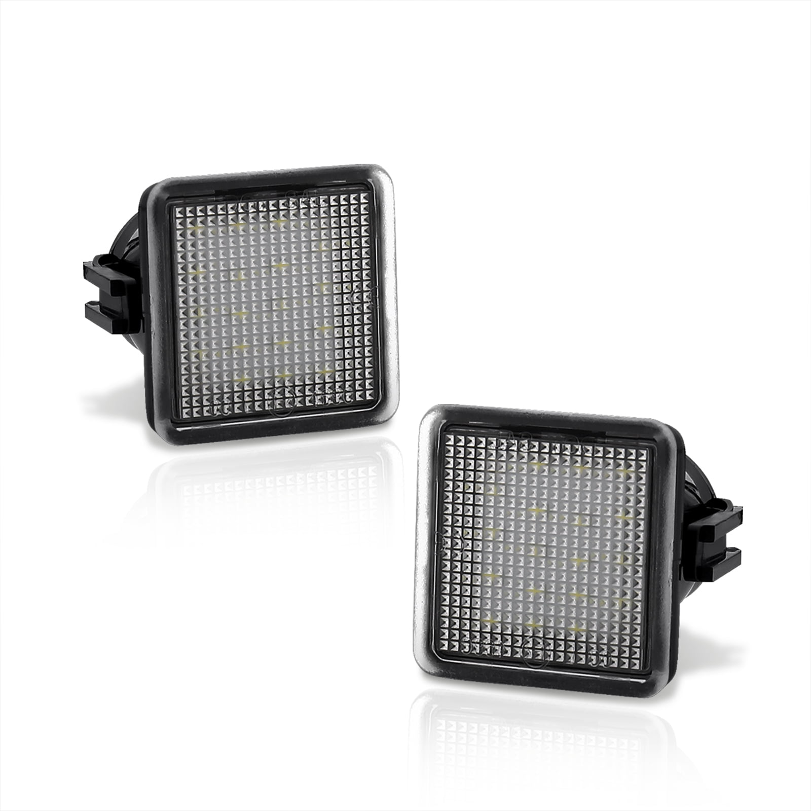 AJP Distributors White SMD LED Rear Bumper License Plate Lights Lamps Compatible/Replacement For Toyota Tacoma / Tundra 2014 2015 2016 2017 2018 2019 2020 2021 2022 2023 14 15 16 17 18 19 20 21 22 23