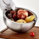 thumbnail image 3 of 304 Stainless Steel Mixing Bowls and Salad Bowl with Lid, Double-Layer Salad Container for Lunch, Insulated Cold Dish Bowls, Metal Mixing Set with Lids for Parties & Kitchen, 3 of 7