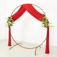 thumbnail image 2 of BalsaCircle 18 feet Red 4-Way Stretch Spandex Divider Backdrop Curtain Home Decorations, 2 of 7