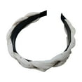 thumbnail image 1 of Fiudx Diadema de Moda, Bonita Banda de Resina de Color, Diadema Diadema Elástica, Versatility Of Adult And Niños, Ideal Como Regallo Despedida de Soltera, con Opciones Clásicas de Oro Blanco y Ancho, 1 of 2