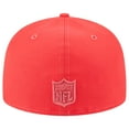 thumbnail image 4 of Men's New Era Scarlet San Francisco 49ers Color Pack Brights 59FIFTY Fitted Hat, 4 of 5