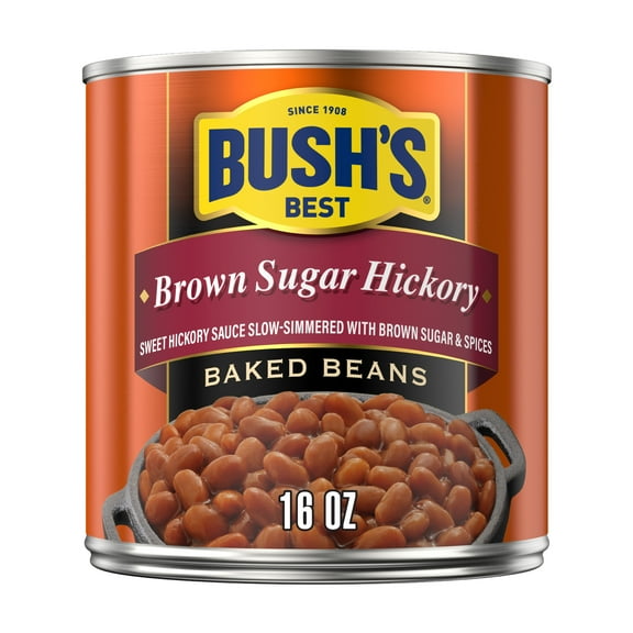 Bush's Brown Sugar Hickory Baked Beans, Canned Beans, 16 oz Can