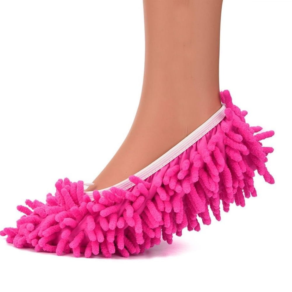 MultiFunction Microfiber Washable Mop Slippers For Dust Floor Home