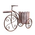 thumbnail image 2 of Estilo parisino, maceta de hierro para bicicleta, soporte para plantas, porche para el hogar, decoración de jardín, gris Zulema bicicletas de escritorio, 2 of 8