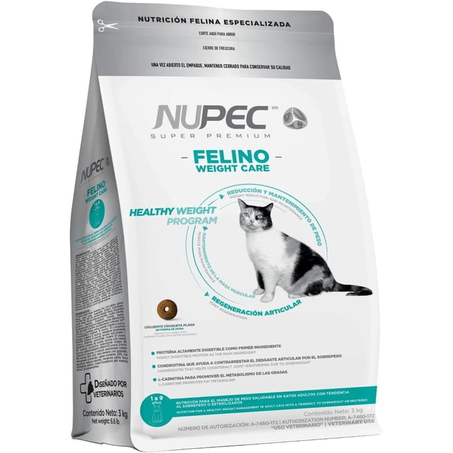 NUPEC FELINO WEIGHT CARE PARA PERRO CACHORRO 3KG azul