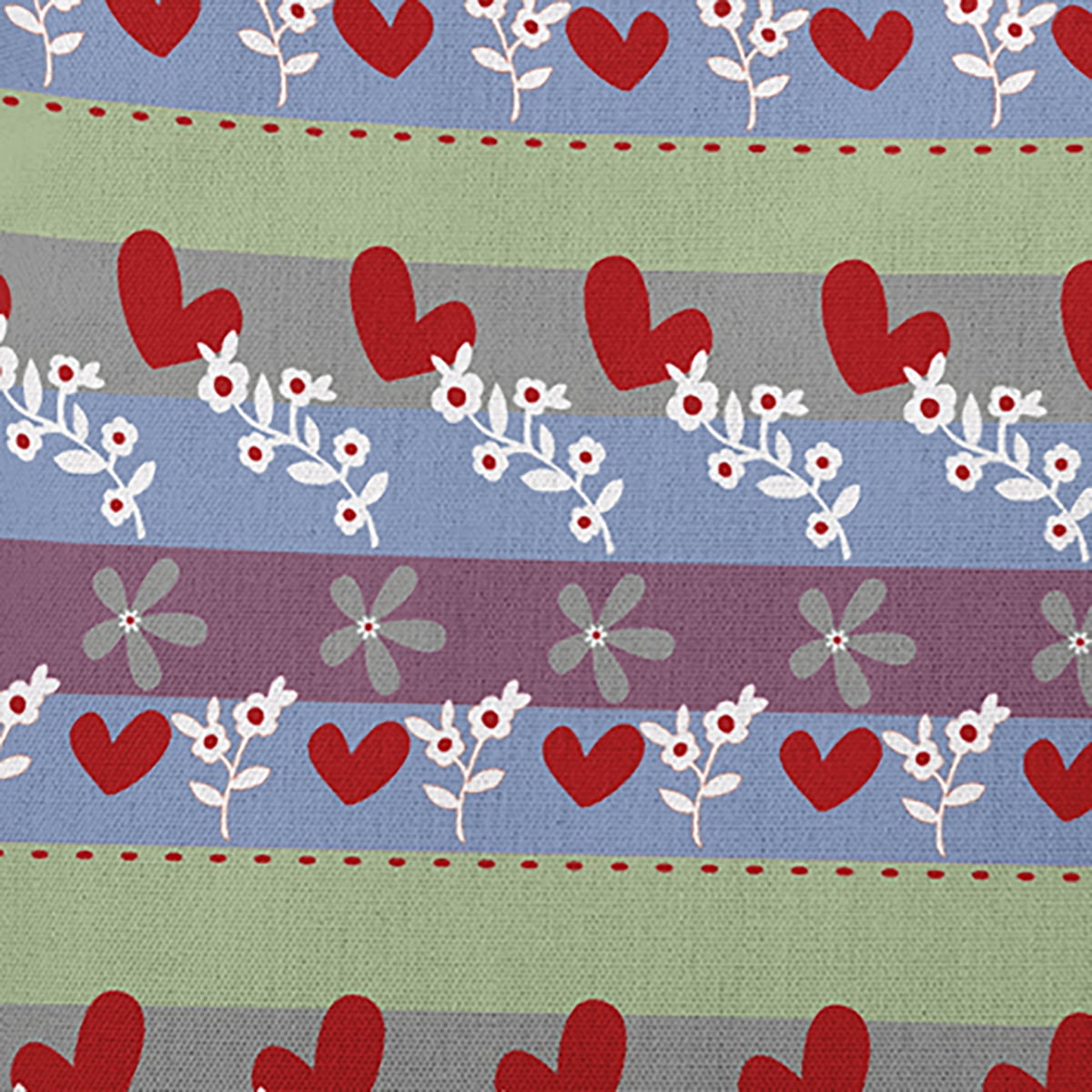 20" x 20" Simply Daisy Love Garden Polyester Indoor/Outdoor Pillow, Fresh Green Qty 1