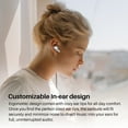 thumbnail image 4 of TOZO A2 Bluetooth Wireless Earbuds, 20H Play, Deep Bass Stereo, Clear Calls, Waterproof, Lightweight, Mini, In-Ear, White, 4 of 8