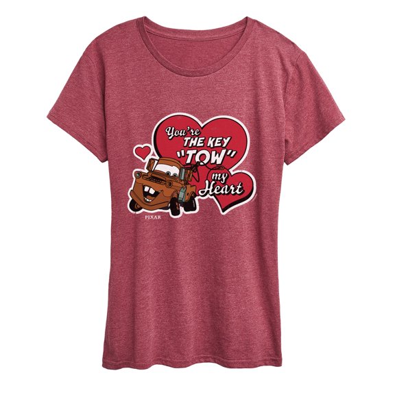 Cars - Key Tow My Heart - Women's Short Sleeve Graphic T-Shirt
