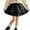 Black A, variant on Uniform Skirts for Girls,Velvet Tiered Ruffle Skirt Princess Party Dress Lace Flared for Photo Shoots Holidays and Pageant Events,Girls Skirts