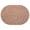 Brown, variant on Placemats Set of 4, Heat Resistant Oval Faux Leather Place Mats 12x 17 Inch, Waterproof Wipeable PU Placemat for Kitchen Dining Table, Indoor & Outdoor, Brown