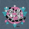 thumbnail image 3 of Disney - Mickey & Friends - Mickey & Minnie - Classic Retro Style - Skateboarding - Toddler And Youth Short Sleeve Graphic T-Shirt, 3 of 5