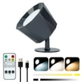 thumbnail image 4 of Lámpara de pared magnética | Luz interior inalámbrica recargable | 3 Temperatura de color 3000K-6500K | Control remoto/temporizador | Batería de 2000mAh | 4W | Iluminación suave ajustable, 4 of 9