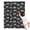 Black Cartoon Dinosaurs, variant on Black Cartoon Dinosaurs Fossils Pattern Blanket,Comfortable Soft Flannel Throw Blanket,All Season,Warm Lightweight Blankets for Sofa Bed Couch Living Room Chair,30"x40"