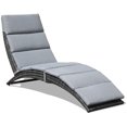 thumbnail image 2 of JOIVI Steel Removable Cushion and Portable Chaise Lounge Chair, 2 of 8