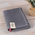 thumbnail image 1 of BEADCEST Waffle Weave Hand Towels Cotton Anti- Grey 1Pack, 1 of 4
