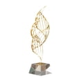 thumbnail image 4 of Estatua abstracta, obra de arte, figurita, novedad, decoración de escritorio, escultura, decoración del hogar Pequeño Claro, 4 of 9