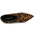 thumbnail image 4 of BLISSFUL STEP Women's Cutout Stiletto Heels Ankle Booties Leopard 9.5, 4 of 8