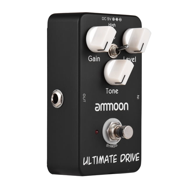 Pedal de efecto ammoon AP-02 final Drive Overdrive guitarra efectos Pedal True Bypass Tomshoo Pedal de efecto
