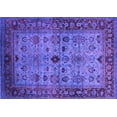 thumbnail image 1 of Ahgly Company Machine Washable Indoor Rectangle Oriental Purple Industrial Area Rugs, 5' x 7', 1 of 4