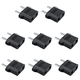 thumbnail image 1 of Likrtyny Convertidor Adaptador Enchufe EE. UU. A La UE Retardante Llama ABS Protección Múltiple para El, 1 of 6