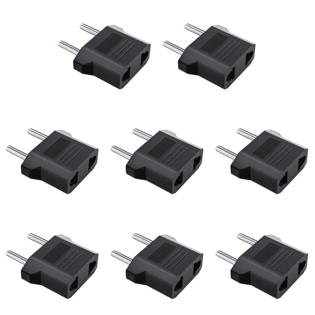 Likrtyny Convertidor Adaptador Enchufe EE. UU. A La UE Retardante Llama ABS Protección Múltiple para El