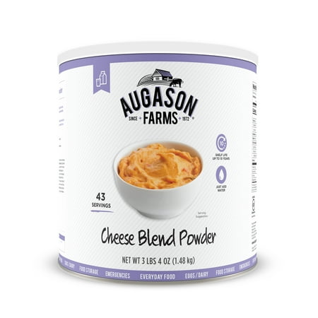 Augason Farms Cheese Blend Powder 3 lbs 4 oz No. 10 Can