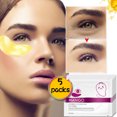 thumbnail image 3 of 2 Pcs Eye Care Mango Vitamin C Moisturizing Anti Ageing Fade Fine Lines Eye Mask Patch, 3 of 8