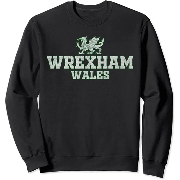 Arvy Wrexham Wales Retro Vintage Unisex Crewneck Sweatshirt