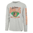 thumbnail image 2 of Men's-'47  Gray Baltimore Orioles Big & Tall Distressed Franklin Long Sleeve T-Shirt, 2 of 3