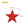 thumbnail image 2 of Uxcell 24 Pcs 5Star Patches Iron on Patches Red Embroidered Patches Appliques Embellishments 1.1IN Repair Patch, 2 of 6