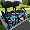 thumbnail image 4 of Uourmeti Golf Cart Seat Covers, Compatible with Golf Carts, Suitable for 2-Seat Golf Carts Pockets, Mushroom Butterfly Pattern, 4 of 8