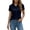 Navy, variant on Short Sleeve Three Button Collar T Shirt Comfortable Athletic Top For Casual Wear And Sports