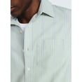 thumbnail image 3 of Free Assembly Men's Cotton Poplin Button Front Shirt with Long Sleeves, Sizes S-3XL, 3 of 5