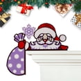 thumbnail image 4 of Ganfancp Colgante Decorativo de Esquina de Puerta de Papá Noel Regalo de Navidad Colgante Decorativo de Esquina de Puerta de Acrílico Ofertas Del Día Liquidación Colgante de Esquina de Puerta*1, 4 of 6
