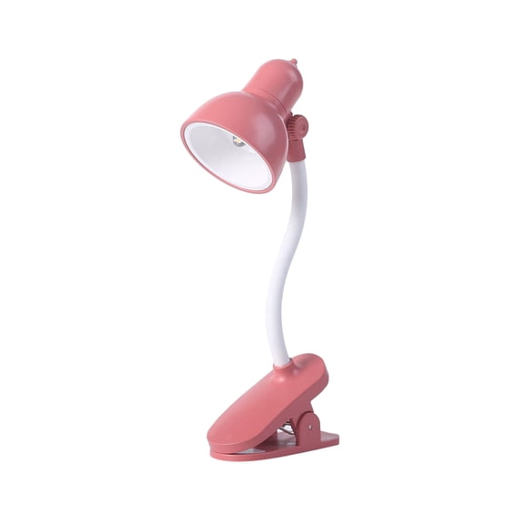 CHELIASD Desk Lamp for Home Office - Clip on Reading Light and Bed Headboard Clamp Lamp, Bedside Table Lamp, Clip on Desk Lamps, Eye-Caring Desk Lamp for College Dorm Room Study Lamp