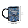 thumbnail image 2 of Ciencias de la Computación Regalos Circuito Placa Madre Alambre Cerámica Taza Ciencia E Ingeniería Regalo de Cumpleaños Masculino Taza de la Computadora Taza de Café Regalo, 2 of 6