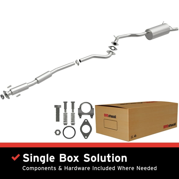 BRExhaust OE Replacement Exhaust System Kit 106-0249: Compatible with 2004-2006 Subaru Baja 2.5L