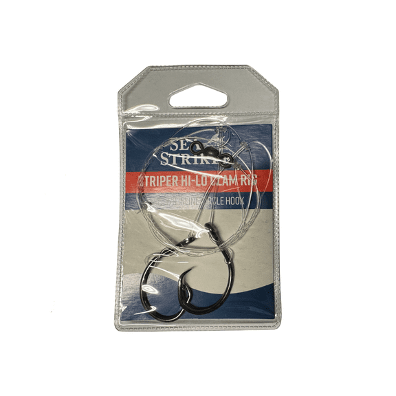 Sea Striker Striped Bass Hi-Lo Clam Rig 7/0 Inline Circle