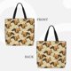 thumbnail image 2 of Fotbe Retro Squirrel Bolsa Tote con Estampado para Mujer, Bolsos con Cremallera, Bolsa de Hombro Casual de Gran Capacidad con Bolsillos Internos, 2 of 7