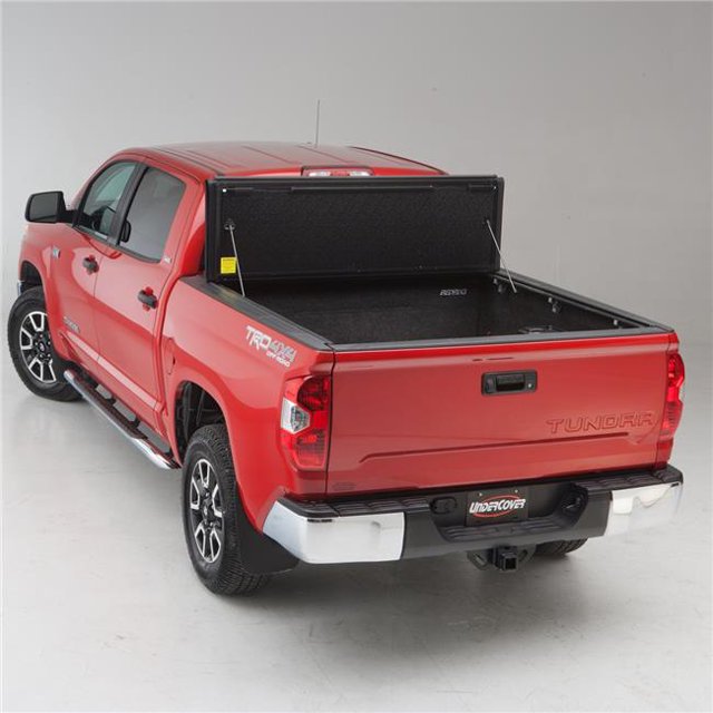 UnderCover FX41015 Tonneau Cover Flex Tri-Fold; Non-Lockable; Black; Fiberglass Reinforced Polymer