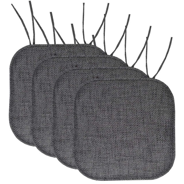 Cojín para silla Sweet Home Collection, espuma viscoelástica, 40 x 40 cm