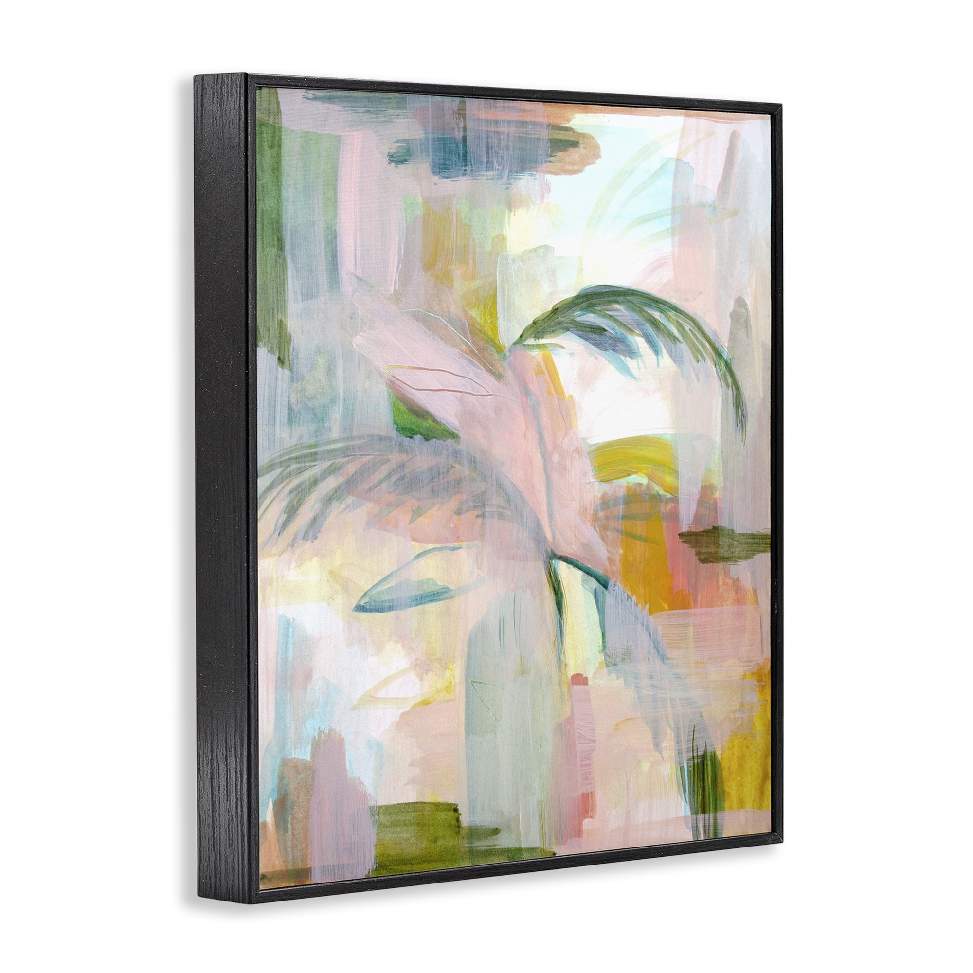 Stupell Industries Palm City Expression Black Framed Giclee Art, design by Gemma Bardot