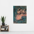 thumbnail image 2 of Edgar Degas Three Dancers In Red Costume Extra Large Art Print Wall Mural Poster Premium XL, 2 of 3