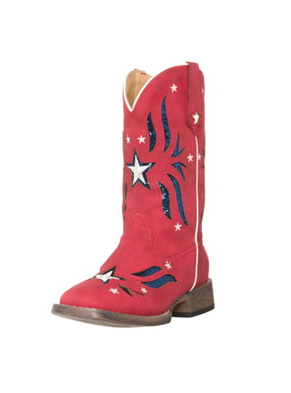 Women's Western Cowgirl Cowboy Boot | Red Cimmaron Round Toe by Silver  Canyon