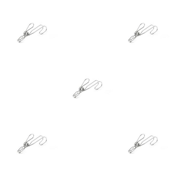 Billuyoard Pin colgante a prueba de viento, pinzas para ropa de acero inoxidable, toallas de secado, pinzas para la colada, pinzas para la ropa impermeables Type2 NO2 Billuyoard CBP485750
