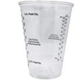 thumbnail image 3 of Disposable 8oz/240ml Graduated Clear Plastic Measuring Cups for Mixing Paint, Epoxy, Resin, Art Supplies, Slime - 50 Pack, 3 of 4