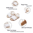 thumbnail image 6 of Kiderence Toddler Girls Slides Sandals Kids White Sandals Little Girls Shoes Toddler 7M, 6 of 7
