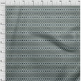 thumbnail image 3 of oneOone Viscose Chiffon Fabric Geometric Ikat Printed Fabric 1 Yard 42 Inch Wide, 3 of 4