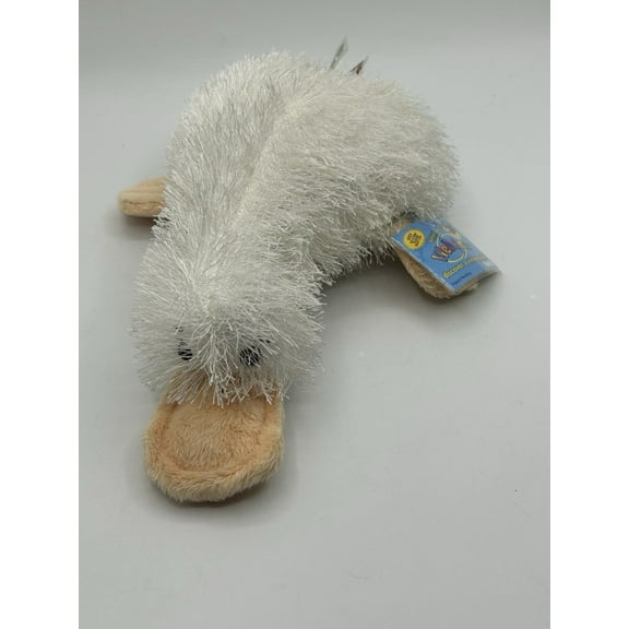 Ganz Webkinz - White  Googles Platypus Plush  (New w/ Unused Code Tag)BONUS 1 FUN CHOPS