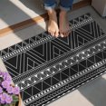 thumbnail image 4 of Bohemian Retro Floral Non-Slip Entryway Door Mat,Boho Indoor Decor Durable Low Plush Door Mat,Washable Welcome Rug for Patio Hallway Home Decor 20x32 Inches, 4 of 7